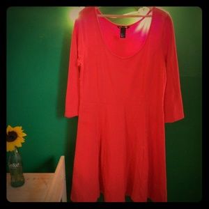 Basic quarter sleeve dress